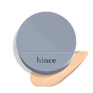 hince Second Skin Mesh Matte Cushion - 12g, Natural Coverage, Semi Matte Finish, Flawless Coverage, 24hr Long Lasting, Korean Cushion Foundation, Blue Cushion (IVORY, 21)