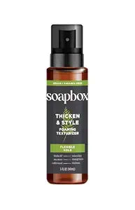 Soapbox Men's Thicken & Style Foaming Texturizer - Hair Products for Men