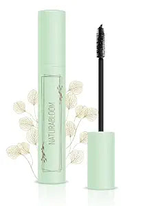 Natural Vegan Black Mascara With Jojoba - Extra Volume and Length For Stunning Lashes - Hypoallergenic, Smudge-proof & Long-lasting mascara - Organic, Cruelty-Free - Made in Italy 9.5ml