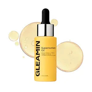 Gleamin Supernutrient Facial Oil, 3% Vitamin C with Jojoba Oil, 1 fl oz