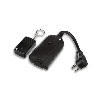 Southwire Woods Weatherproof Outdoor Electrical Outlet Switch - Wireless Remote Controller - Water-Resistant Power Outlet Converter - Long-Range Convenient Remote Switch - Black