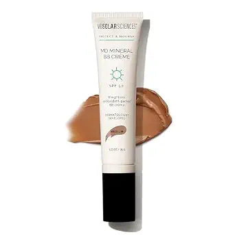 MDSolarSciences Mineral BB Creme SPF 50 | Hydrating, Sheer Tinted Mineral Sunscreen with Niacinamide, Caffeine & Squalane | Blurring, Anti-Aging, Clean & Reef Safe