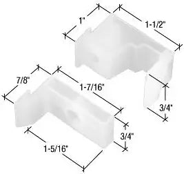 1-1/2" Sliding Shower Door Jamb Guide