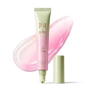 Pixi Beauty LipTone pH Reactive Lip Gloss in Prettiness | Color Changing Tinted Lip Balm with Rosehip Oil & Shea Butter | Non-Sticky Mirror-Shine Finish | 0.4 fl oz