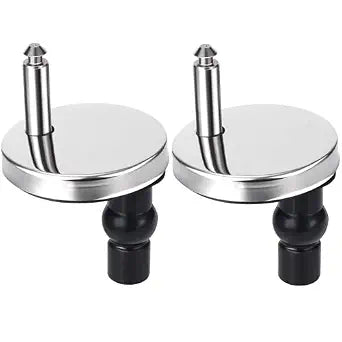 2PCS Universal Toilet Seat Bolts and Screws Replacement Quick Release Seat Hinge Fixings Parts