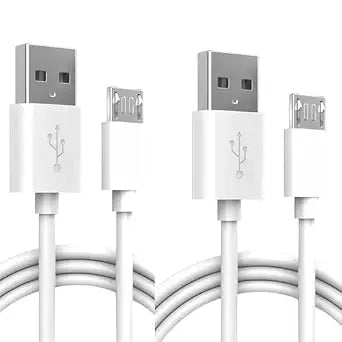 2 Pack Micro USB Cable Keyboard Charging Cable 3FT Long Charger Cord for Printer Mouse Keyboard Screen Projector Lights Lamp Camera Controller Webcam GPS Stereo Phone Tablet Android Devices