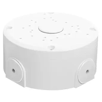 Homsfou Waterproof Electrical Box Outdoor Weatherproof Round Junction Box Cable Cover for Security Monitor Cord Management Easy Ceiling Mount 4.80X4.80X2.04In