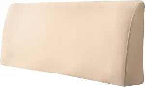 Headboard Slipcover King, Stretch Bed Headboard Cover, Dustproof Protector Cover for Bedroom Bed Headboard, Velvet Soft Fabric (Camel)