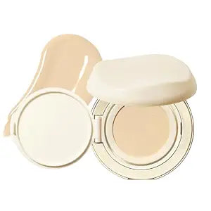 JUDYDILL Moisturizing Cushion Foundation- Hydrating with 80% Essence, Natural & Flawless Coverage, Dewy Finish, Concealing Power, Non-drying, Easy Application for Fair Skin Types (N10 Cool Fair Skin)