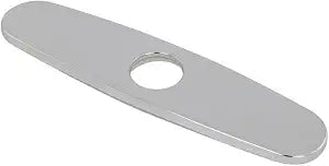 Renovators Supply Manufacturing 8 In. Chrome Plated Widespread Bathroom Sink Faucet Cover Plate