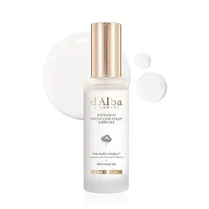 d'alba Piedmont Intensive Vegan Volufiline Spray Ampoule, Milky Spray Serum, Skin Firming, Premium Elasticity Care Treatment, 50,000ppm Volufiline Ampoule (1.69 fl.oz)