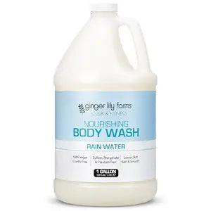 Ginger Lily Farms Club & Fitness Body Wash, 128oz, Rain Water