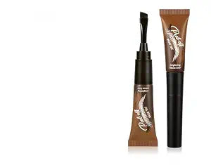 Peel-Off Eyebrow Gel 5 Colors Natural Color Eyebrow Gel Long-Lasting Waterproof Peel Off Tint Brow Cream (04 Chocolate)