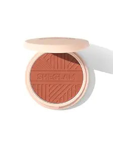 SHEGLAM Divine Flush Matte Blush Powder Highly Pigmented Non-Fading Long Lasting Glowing Lightweight Natural Blush Face Makeup-Good Vibes