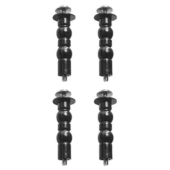4 Pack Universal Toilet Seat Screws for Toilet Seat Top Tightening Nut Hardware kit.Fit for TOTO American Standard Kohler and More, Seat Hinges Replacement