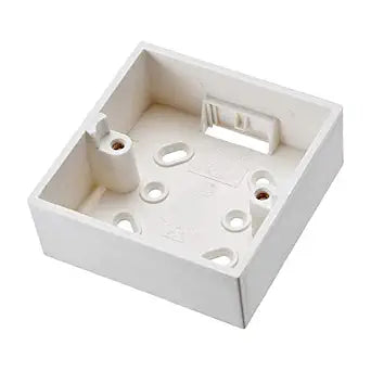 uxcell Surface Mount Wall Switch Socket Box Outlet Single Gang 86 Type White