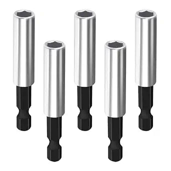 Magnetic Bit Holder Set, 5 Pack 1/4 Inch Hex Shank Extension