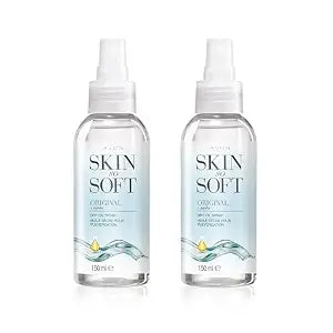 AVON SKIN SO SOFT Original Dry Oil Spray 5 fl.oz (Two Pack)