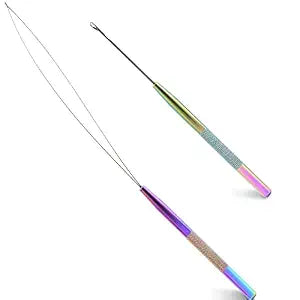 NEWISHTOOL Stainless Steel Hair Extension Loop Tool Kit Beads Device Tool