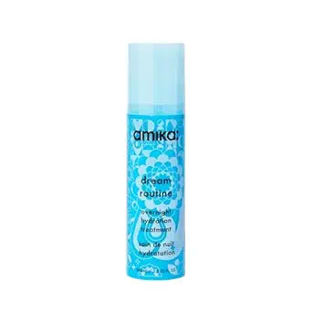 amika dream routine overnight hydrating hair mask | no rinse leave-in treatment for dry hair, ultra-hydrating, with hyaluronic acid for long-lasting moisture