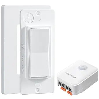 SURAIELEC 3 Way Wireless Light Switch and Receiver Kit, Push-in Terminal