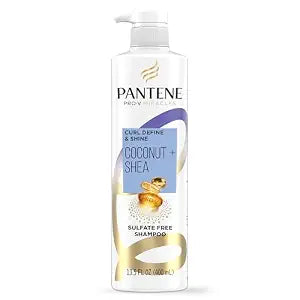Pantene Pro-V Miracles Curl Define & Shine Coconut + Shea Sulfate-Free Shampoo 13.5 FL OZ