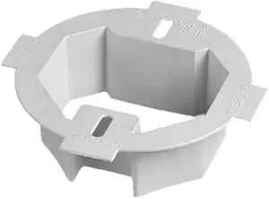 ARLINGTON Industries BE1R Ceiling Box Extender, EXTENDS Box UP to 1-1/2, FITS 3-1/2 and 4 INCH Round Octagonal Boxes, for Setback Ceiling Boxes, HAS 2 Hour FIRE Rating