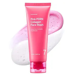 TOSOWOONG Pink PDRN Collagen Face Wash, Mochi Whip, Pore Care, Blackheads