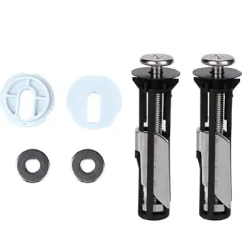 2 Pack Quick Release Universal Toilet Seat Bolt Kit, Easy Install Screws Hardware, Replacement Fixing Accessories for Toilet Cover Maintenance