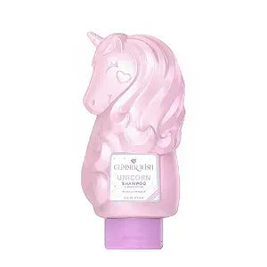 Glimmer Wish Unicorn Kids Shampoo, Paraben and Sulfate Free Shampoo for Soft and Manageable Hair, Kids Hair Care, Cotton Candy Scent, 12 Fl Oz