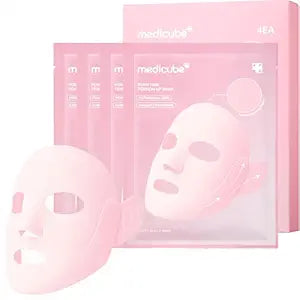 medicube PDRN Pink Tension Up Sheet Mask - 3-Step Contouring Mask