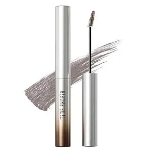 Revela Tinted Eyebrow Mascara, Waterproof Brow Gel with 12H Long-lasting Hold, Smudge-Proof, Anti-Clump, Highly Pigmented, Quick-Setting, Precision Brush for Natural Brows, 005 Ash Grey