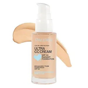 Pacifica Ultra CC Cream Radiant Foundation SPF 17 -Neutral Fair ï¿½ï¿½ï¿½ Medium Coverage Color Correcting Cream, Dewy Finish, Mineral SPF