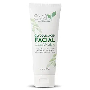 Eva Naturals Glycolic & Salicylic Acid Cleanser, Tea Tree, 6 fl oz