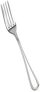 Winco 7 1/2" Shangarila Stainless Steel Dinner Fork (Set of 12)