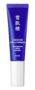 SEKKISEI Herbal UV Defense Gel Face Sunscreen SPF 40, 1 oz