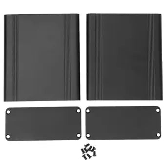 Split Type Aluminum Enclosure DIY Project Box with Heat Dissipation for PCB Board DIY Electronic Circuits 88x38x100mm Matte Black(38 * 88 * 100mm)