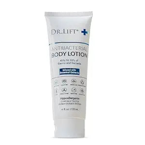 DR. LIFT Antibacterial Body Lotion, Kills 99.9% of Germs, 4 Oz