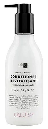 OLIGO PROFESSIONNEL - Calura Moisture Balance Conditioner - Men & Women - Paraben Free - For Oily Hair - Promotes Longevity of Colour - Revitalizes Shine - Sulfate Free - Moisturizing Formula - 8.5oz