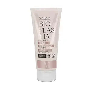 SALERM - Nourishing Hair Mask - Biokera Bioplastia - 200 ml - Vegan Keratin and Mankett Seed Oil - Restores and Protects - Stronger and More Elastic Hair - Anti-Frizz Hair