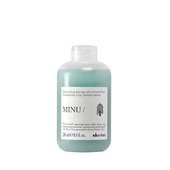 Davines MINU/Shampoo, Protective & Illuminating Cleanser for Color Treated Hair - Preserves Vibrancy & Shine with Green Coffee - Gentle Formula Keeps Color Bright & Soft
