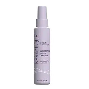 Keranique Strengthening Leave-In Conditioner Spray for Thinning Hair With Biotin, Caffeine, Keratin & Hyaluronic Acid, Detangles, Reduces Breakage, Adds Volume & Shine (5.1 Fl Oz)
