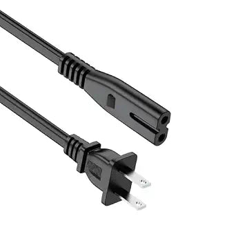 UL 6ft 2-Prong AC Power Cord Cable Plug Lead for Dehumidifier Machine Device