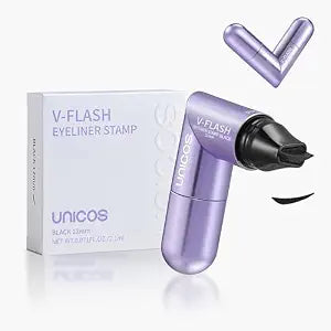 Unicos Winged Eyeliner Stamp - 90ï¿½ï¿½ï¿½ï¿½ï¿½ï¿½ Ergonomic Cat Eye Makeup Tool with Dual-Sided L/R Symmetry, Waterproof & Smudge-Proof Liquid Eye Liner Pen, 2.1ml High Capacity, Long Last