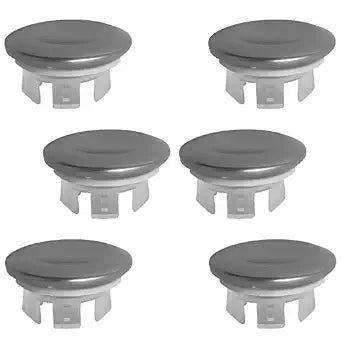 6 Pack Stainless Sink Basin Overflow Ring,Sink Overflow Ring Stainless Steel Round Drain Cover,Basin Trim Ring Insert in Hole Round Caps for Home,Sink,Bathroom,Kitchen