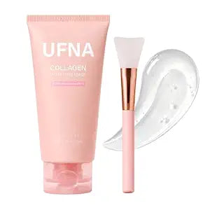 Collagen Face Mask - Overnight Wrapping Mask - Facial Firming, Elasticity & Hydration - Hydrolyzed Sodium + Panthenol +Niacinamide for Reduce Dullness & Promote Smoother Skin Texture - 75ml