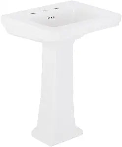 Signature Hardware Key West Vitreous China Pedestal Bathroom Sink