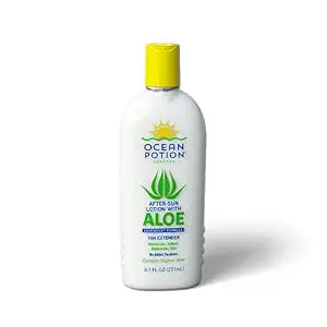 Ocean Potion After Sun Lotion with Aloe Vera, Hydrating Moisturizing Body Lotion for Dry Skin, Lightweight Aloe Vera Lotion with Vitamin E, Paraben-Free After Sun Care, 8.5 oz