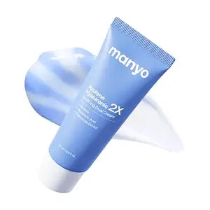 MANYO Azulene Hyaluronic 2X Soothing Dual Cream, Sensitive Skin, 2.02 fl oz