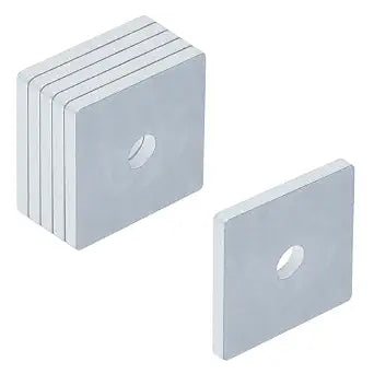 6 Pack Heavy Duty Squares Washer for 5/8" Bolt,7/32" Thick